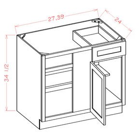 White Shaker - Blind Bases Cabinets SW-BBC36 SW-BBC42